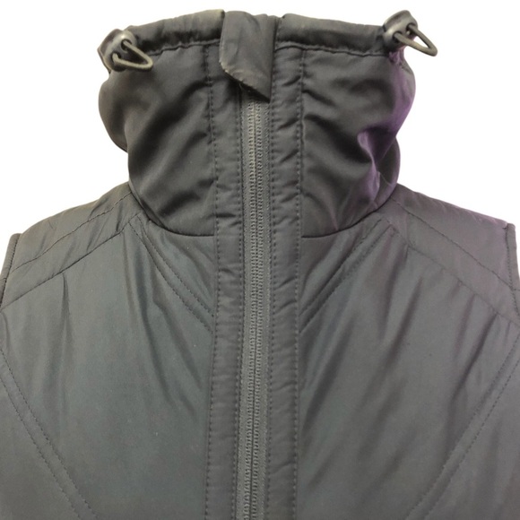 T by Talbots Navy Chevron Quilted Vest - Picture 6 of 12